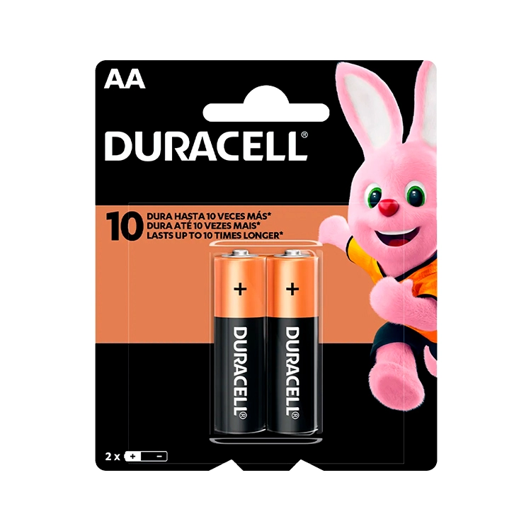 Pilas AA Duracell Blister x 2 Art.45405-N